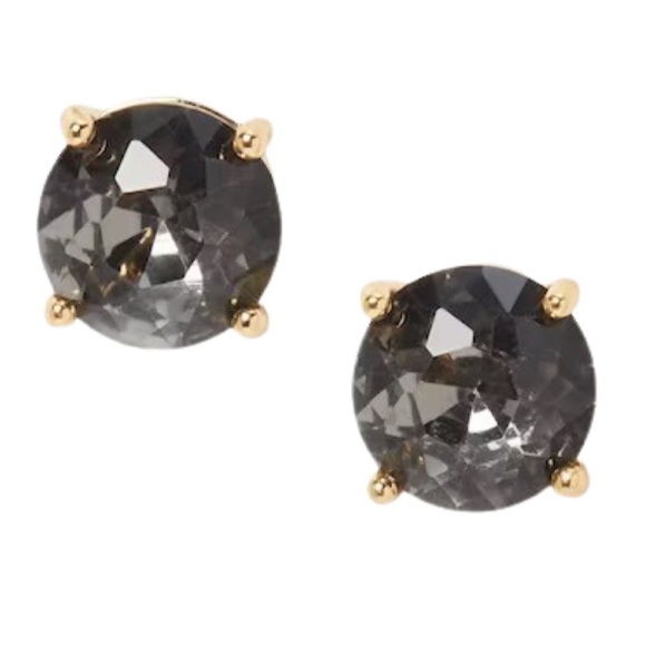 KATE SPADE • Black Diamond Crystal Gumdrop Earrings - Picture 3 of 4